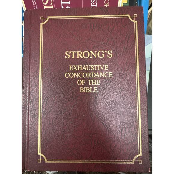 Strong's Exhaustive Concordance Of The Bible With Hebrew & Greek Dictionaries - Picture 1 of 7